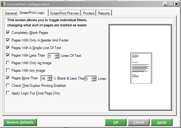 GreenPrint - Environmentally conscious printing - 404 Tech Support