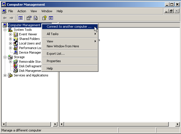 Windows Management Console