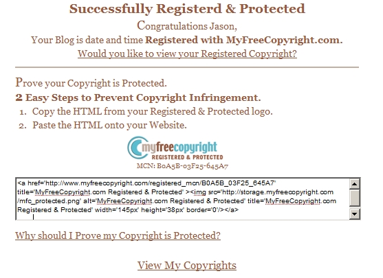 MyFreeCopyright.com on Wordpress.com blogs mfc101 MyFreeCopyright.com on Wordpress.com blogs