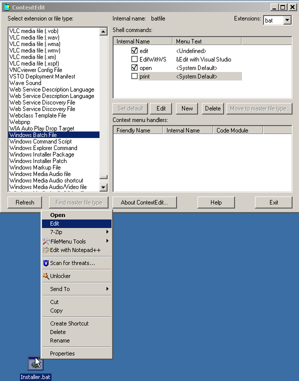 Clean up your Context Menu