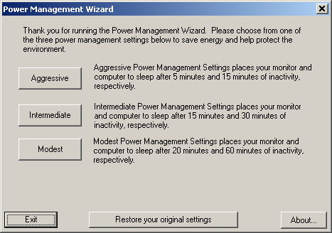 Power Manage PC Power Management