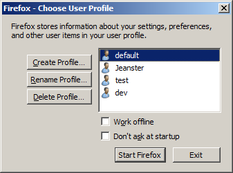 ffprofilemgr Cohabitating with Computers