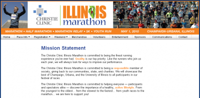 ilmarathonmission 400x196 The Illinois Marathon and Active.com   A Source of Spam?