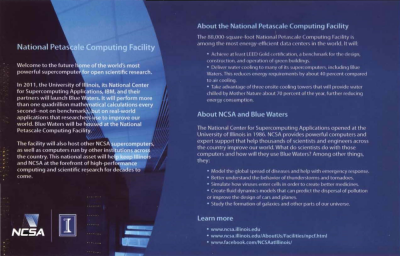 Touring Blue Waters The National Petascale Computing Facility postcard Page 22 400x256 Touring Blue Waters The National Petascale Computing Facility