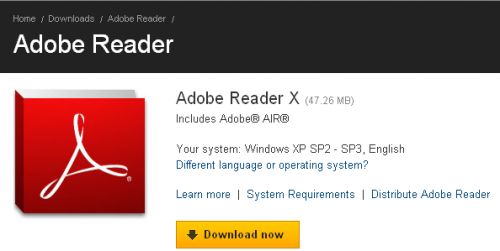 adobe reader download now