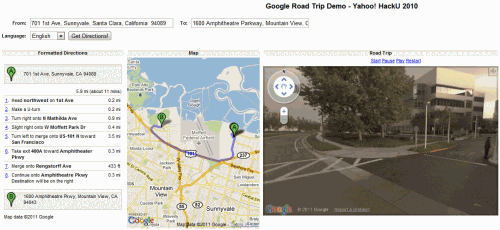 google road trip 500x230 Save Gas, Take Google Maps and Street View For A Road Trip