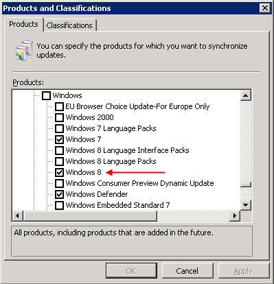 win8 wsus Update WSUS to support Windows 8 and Server 2012