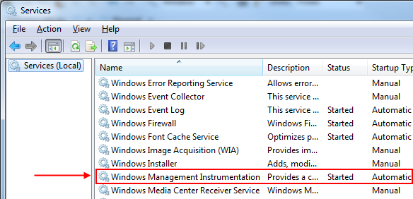 WMI commands result in The specified module could not be found. wmi svc WMI commands result in The specified module could not be found.