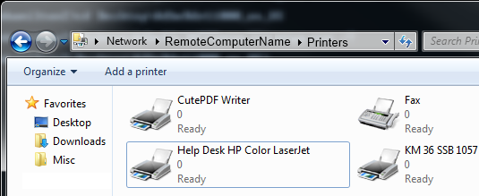 How to View Remote Printers in Windows 8 Win7 results How to View Remote Printers in Windows 8