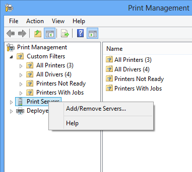 How to View Remote Printers in Windows 8 addremove svr How to View Remote Printers in Windows 8