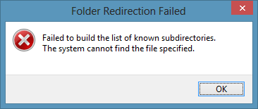 Windows 8 and problems with a redirected My Documents folder move error Windows 8 and problems with a redirected My Documents folder