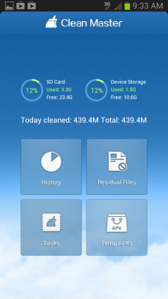 CCleaner like app for Android clean master for android CCleaner like app for Android