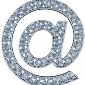 diamond at symbol 250
