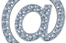 diamond at symbol 250